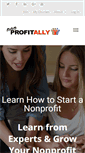 Mobile Screenshot of nonprofitally.com